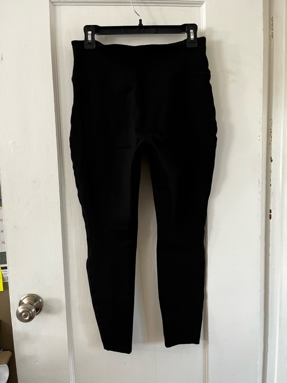 Spanx Ponte Ankle Leggings Black High Rise Shaping 20264R M - Picture 5 of 14
